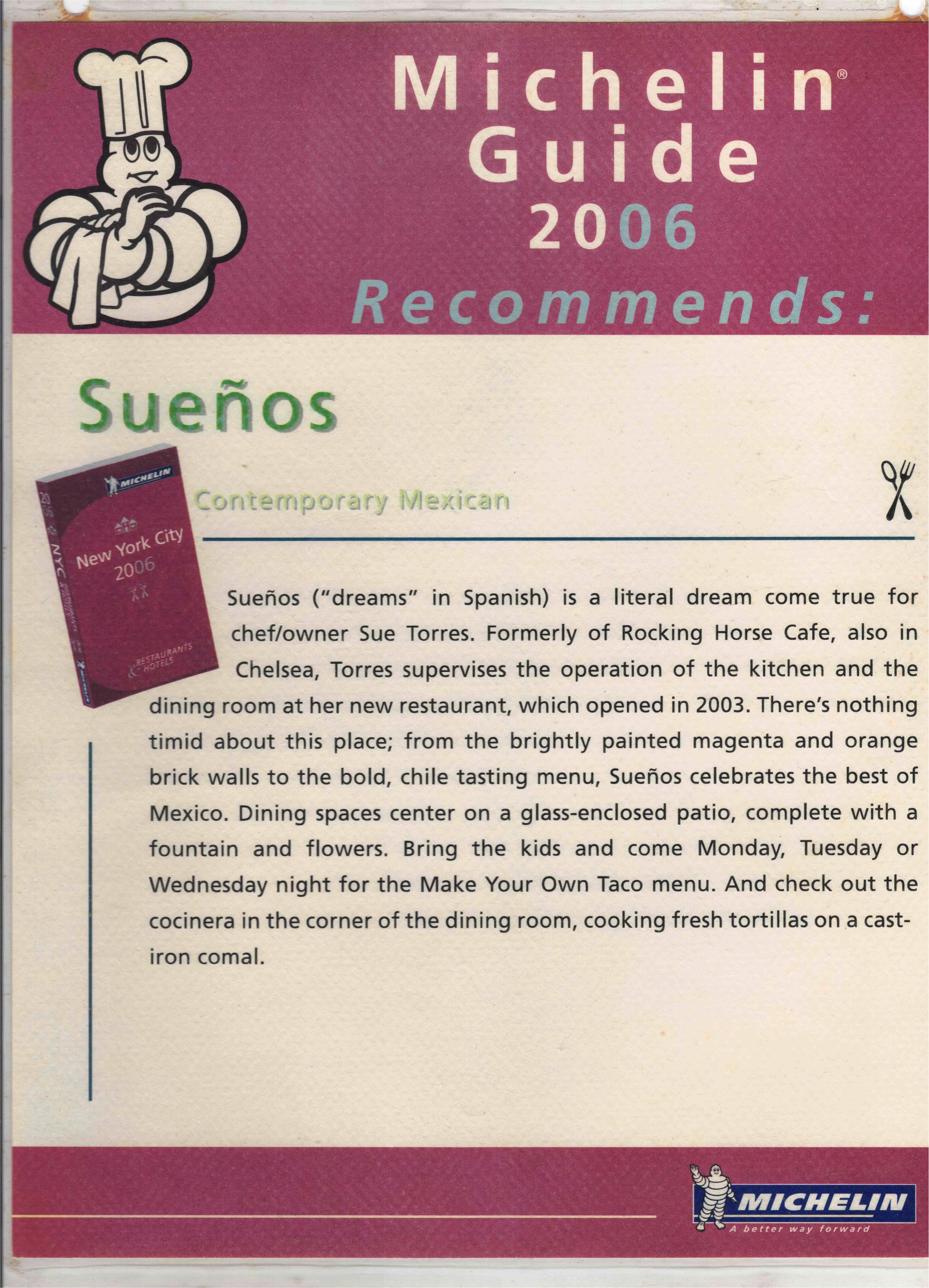 Michelin Guide cover